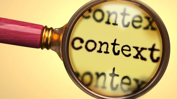 Context (API), life can be pretty confusing without context ..